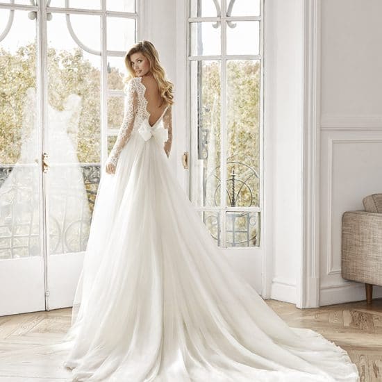 Robe De Mariée Backless Mariée Parisienne