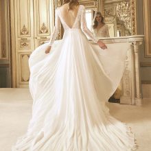 EBONY wedding dress: San Patrick collection 2022 Paris Boutique