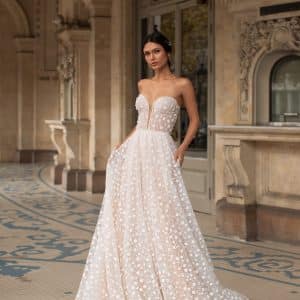 HOPKINS Wedding Dress Pronovias collection 2023 | Paris Boutique