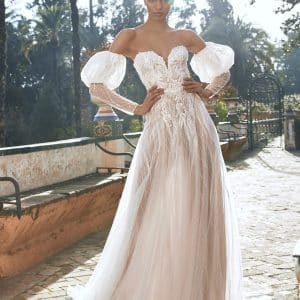 MOGRA Wedding Dress Pronovias Privee collection 2023 | Paris Boutique