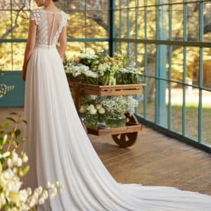 NICOLE Wedding Dress Aire Barcelona Collection 2024| Paris Boutique