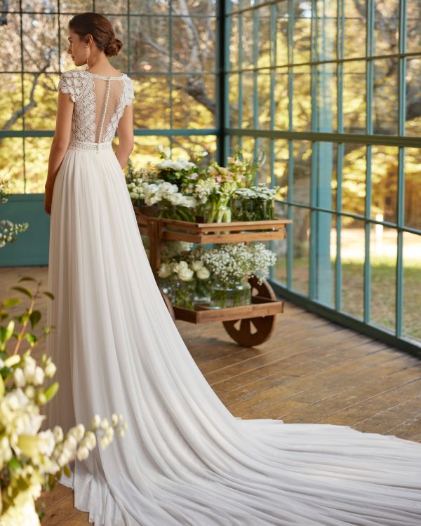 Robe de Mariée NICOLE Aire Barcelona 2024| Mariée Parisienne