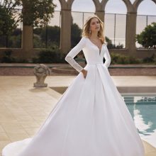 NOLANS Wedding Dress White one Collection 2024 Paris Boutique