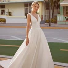 CLEO Wedding Dress luna novias collection 2024: Paris Boutique