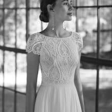 NAVIA Wedding Dress Aire Barcelona Collection 2024| Paris Boutique