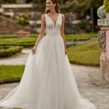 SILVAN Wedding Dress Aire Barcelona Collection 2024| Paris Boutique