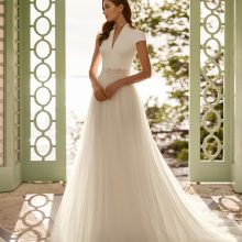 SILOC Wedding Dress Aire Barcelona Collection 2024| Paris Boutique