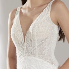 CLIN Wedding Dress Pronovias Privee collection 2025 | Paris Boutique