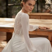 ULINDA Wedding Dress Aire Barcelona Collection 2025| Paris Boutique