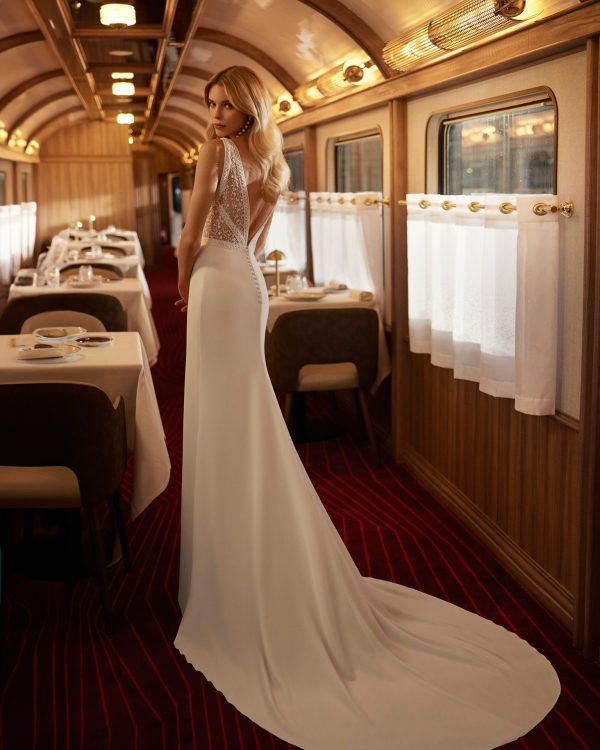 VENCEL Wedding Dress Aire Barcelona Collection 2025| Paris Boutique