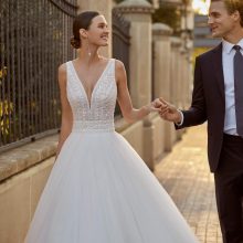 PAOLO Wedding Dress Aire Barcelona Collection 2025| Paris Boutique