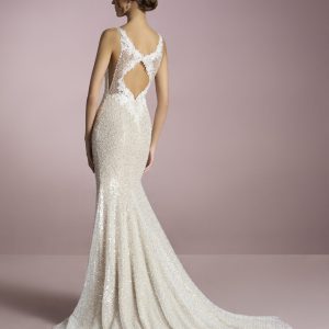 TAKARA Wedding Dress White one Collection 2025 Paris Boutique