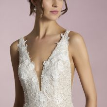 TAKARA Wedding Dress White one Collection 2025 Paris Boutique