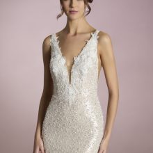 TAKARA Wedding Dress White one Collection 2025 Paris Boutique