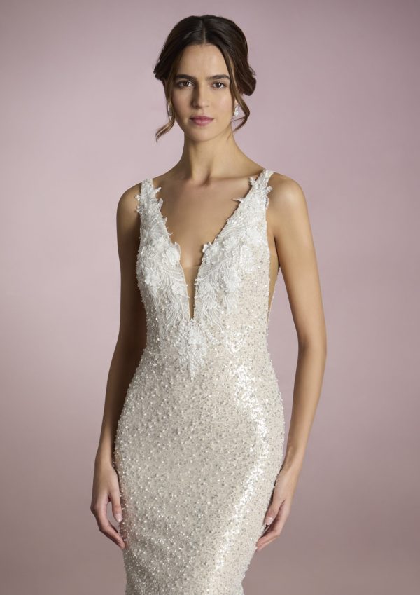 TAKARA Wedding Dress White one Collection 2025 Paris Boutique