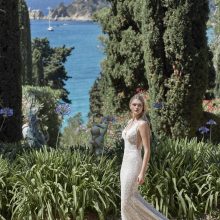 TAKARA Wedding Dress White one Collection 2025 Paris Boutique